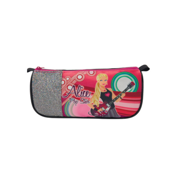 Cartuchera/Estuche Escolar, Mod. Alice. 1 Cierre, Unidad